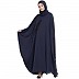 Premium Kaftan with patch work- Navy Blue